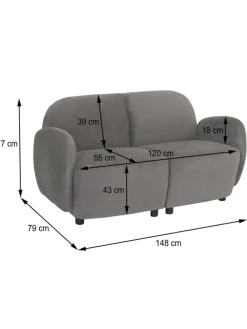 Wohnzimmer-Set P33, Creme