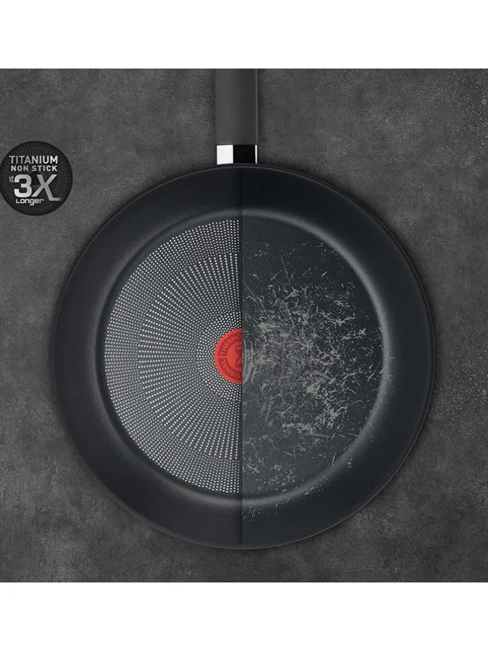 Wokpfanne "Titanium Force" in Schwarz - Ø 28 cm