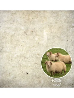 Wolle Matratzenauflage Saalfeld in natur