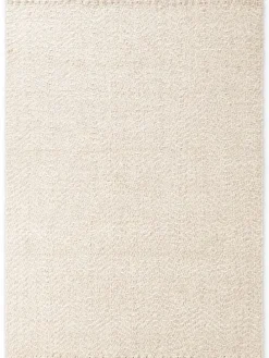 Woll-Teppich "Majoli" in Creme/ Weiß