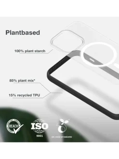 Woodcessories ECO637, Cover, Apple, iPhone 14, 15,5 cm (6.1 Zoll), Transparent