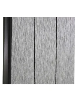 WPC-Sichtschutz Savoie, 3er Set, 5,6m grau