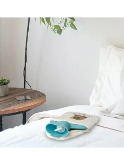 Wärmekissen Bär Lied mit Spruch in Weiß