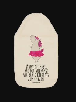 Wärmekissen Einhorn Ballerina mit Spruch in Weiß
