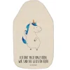 Wärmekissen Einhorn Mann mit Spruch in Weiß