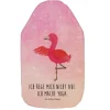 Wärmekissen Flamingo Yoga mit Spruch in Aquarell Pink