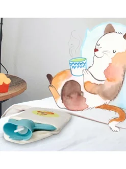 Wärmekissen Glühwürmchen ohne Spruch in Weiß