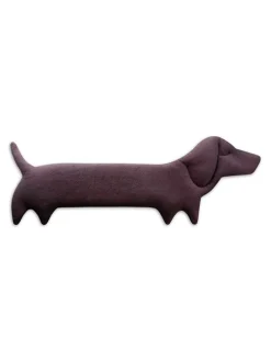 Wärmekissen "Hund Winston" in Lila - (B)52 x (H)20 x (T)4 cm