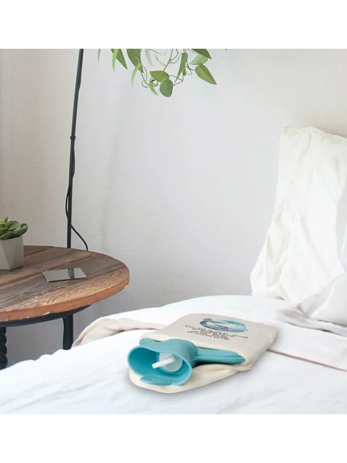 Wärmekissen Walfisch Thunfisch mit Spruch in Weiß