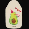 Wärmflasche Avocado Party ohne Spruch in Weiß