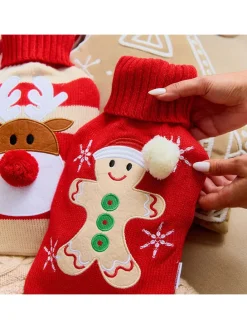 Wärmflasche "Biscotto" in Rot