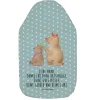 Wärmflasche Bär Kind mit Spruch in Blau Pastell