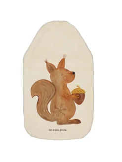 Wärmflasche Eichhörnchen Weihnachtszeit ohne Sp... in Weiß