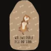 Wärmflasche Hund Streicheln mit Spruch in Hundeglück