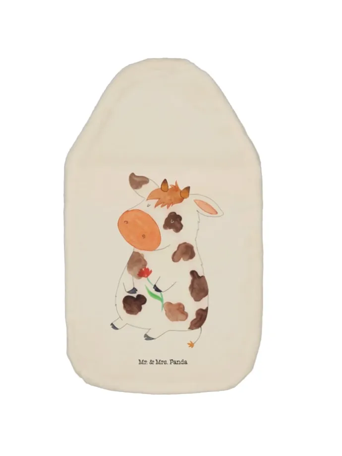 Wärmflasche Kuh ohne Spruch in Weiß