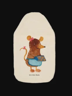 Wärmflasche Maus Kekse ohne Spruch in Weiß