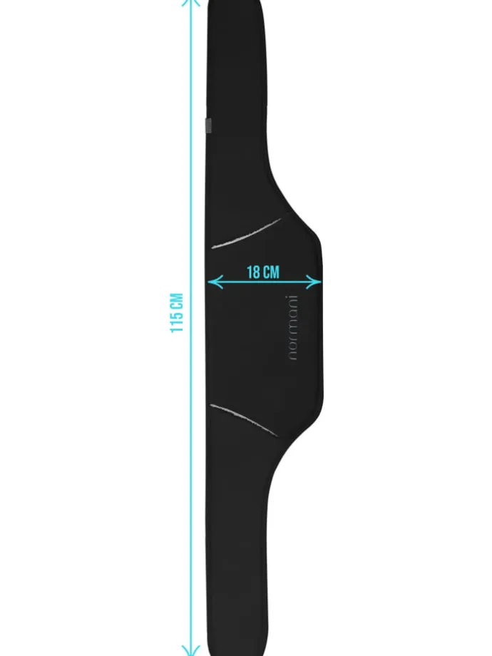 Wärmflasche mit Gürtel und Bezug Nikiski in Schwarz