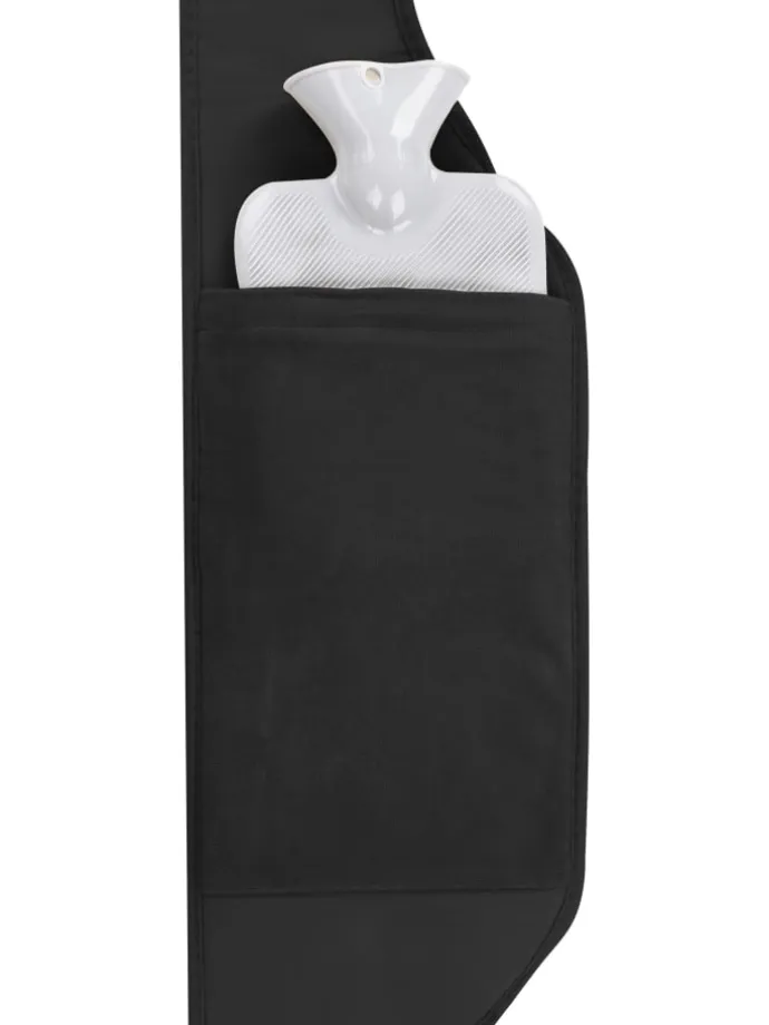 Wärmflasche mit Gürtel und Bezug Nikiski in Schwarz