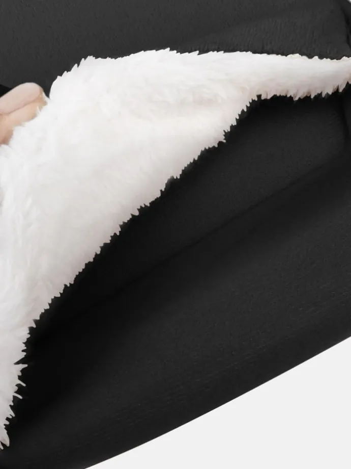 Wärmflasche mit Gürtel und Bezug Nikiski in Schwarz