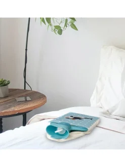 Wärmflasche Orca Zylinder ohne Spruch in Blau Pastell