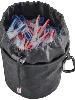 Wäscheklammerbeutel in Schwarz