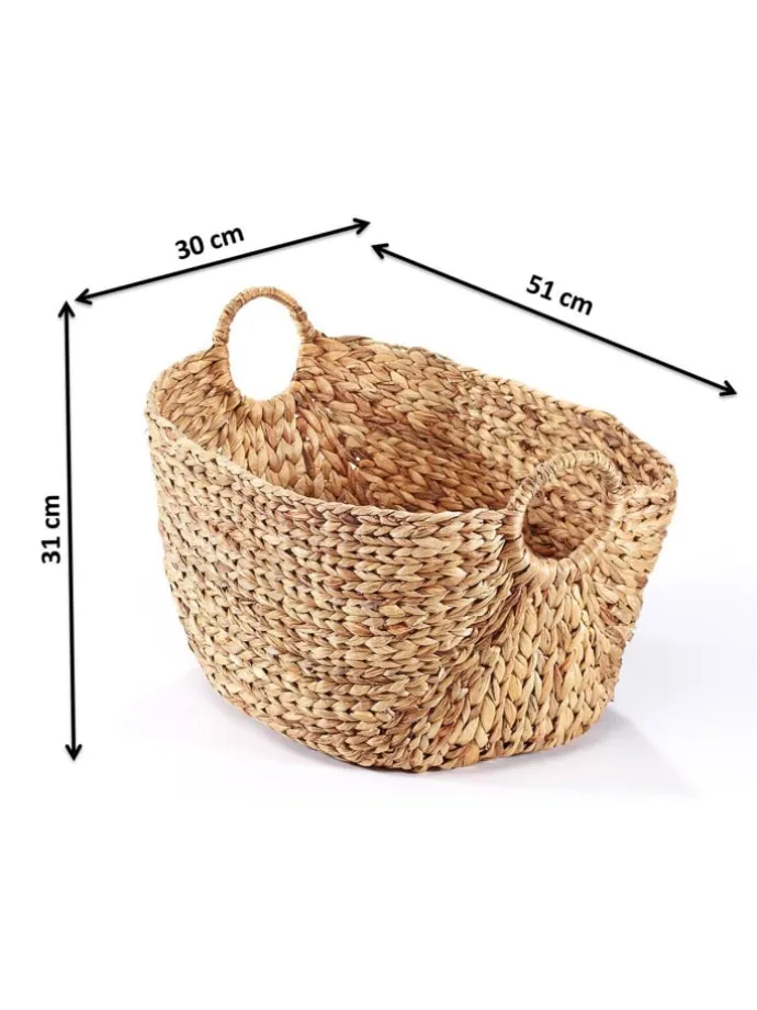 Wäschekorb HYAWASH51 in Braun