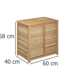 Wäschekorb in braun