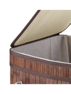 Wäschekorb in Braun - (B)36 x (H)63 x (T)36 cm