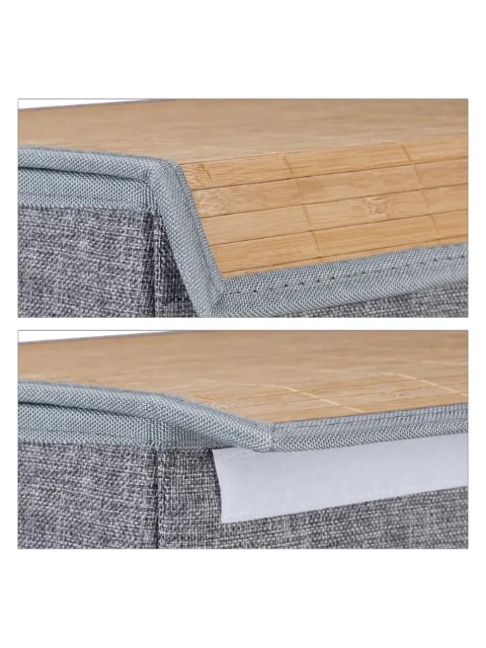 Wäschekorb in Grau - (B)40 x (H)60 x (T)30 cm