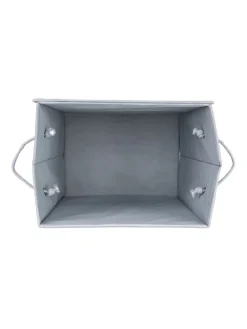 Wäschekorb in Grau - (B)40 x (H)60 x (T)30 cm