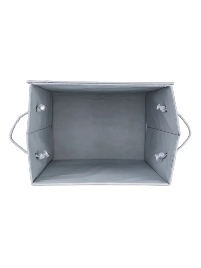 Wäschekorb in Grau - (B)40 x (H)60 x (T)30 cm