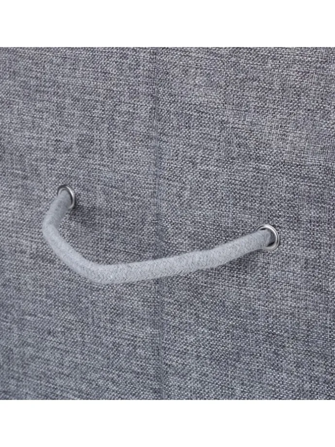 Wäschekorb in Grau - (B)40 x (H)60 x (T)30 cm