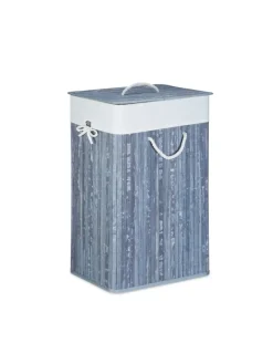 Wäschekorb in Grau - (B)43,5 x (H)65,5 x (T)33,5 cm