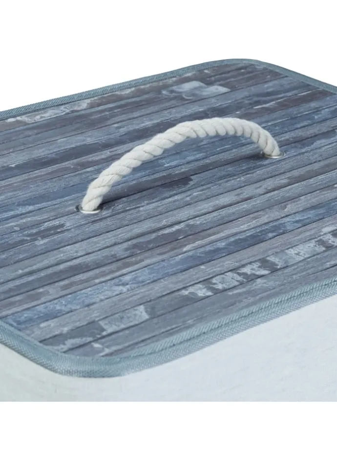 Wäschekorb in Grau - (B)43,5 x (H)65,5 x (T)33,5 cm