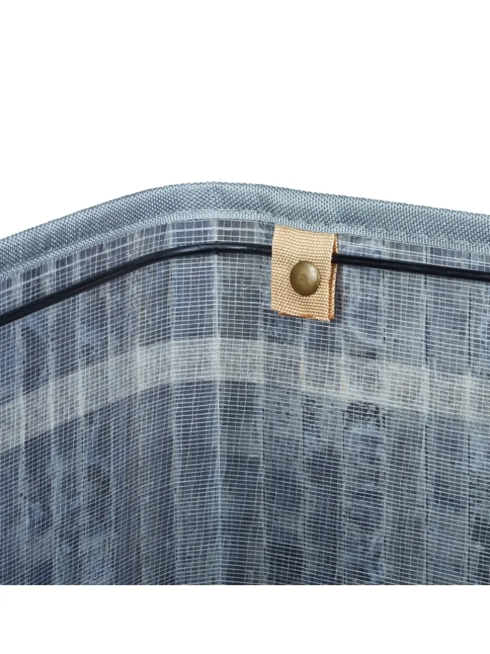 Wäschekorb in Grau - (B)43,5 x (H)65,5 x (T)33,5 cm