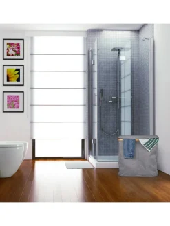 Wäschekorb in Grau - (B)54 x (H)50 x (T)33,5 cm