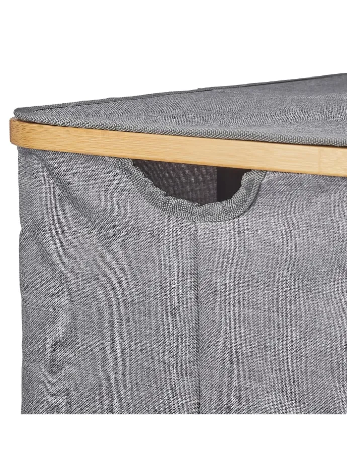 Wäschekorb in Grau - (B)54 x (H)50 x (T)33,5 cm