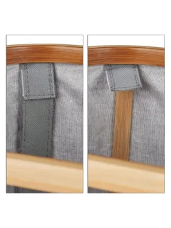 Wäschekorb in Grau - (B)54 x (H)50 x (T)33,5 cm