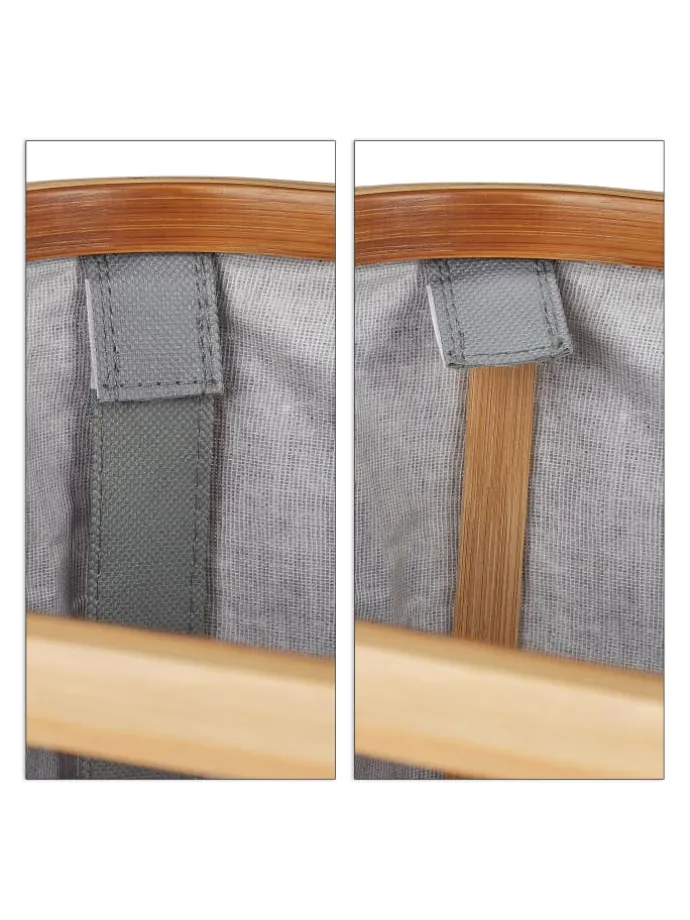 Wäschekorb in Grau - (B)54 x (H)50 x (T)33,5 cm