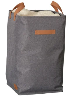 Wäschekorb in Grau - (H)58 x Ø 35 cm