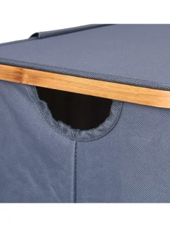 Wäschekorb in Grau/ Natur - 105 l