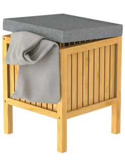 Wäschekorb in Hellbraun - (B)39 x (H)52 x (T)39 cm