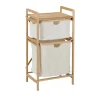 Wäschekorb in Natur/ Beige - (B)44 x (H)85 x (T)33 cm
