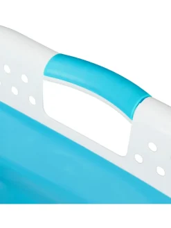 Wäschekorb in Petrol - (B)61 x (H)27 x (T)45,5 cm