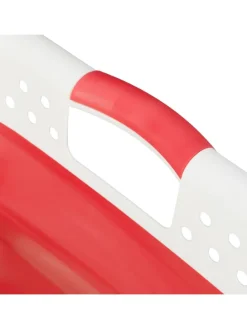 Wäschekorb in Rot - (B)61 x (H)27 x (T)45,5 cm