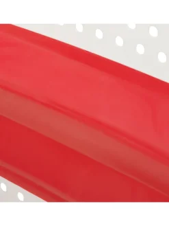 Wäschekorb in Rot - (B)61 x (H)27 x (T)45,5 cm