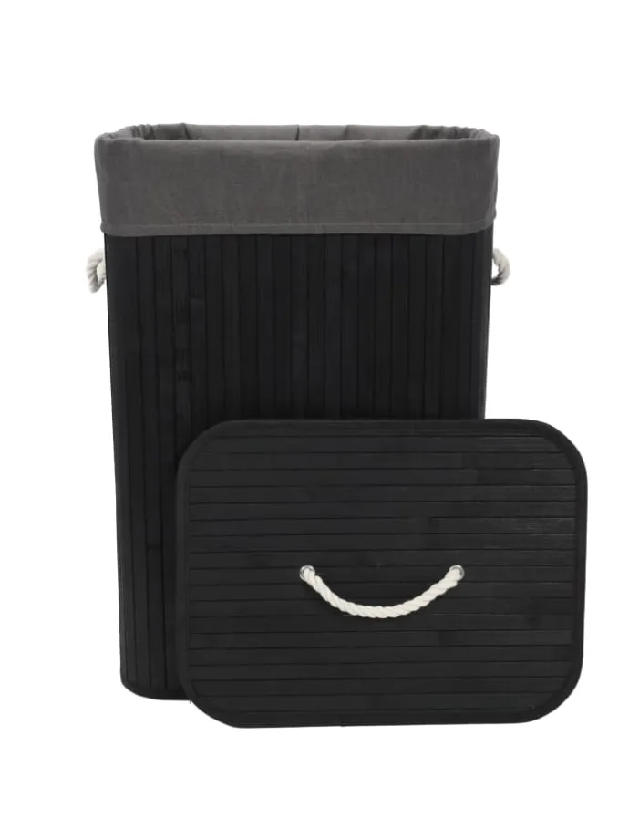 Wäschekorb in schwarz