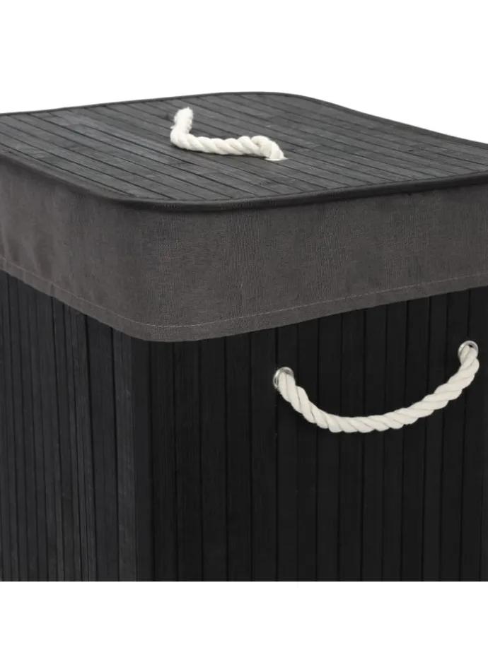 Wäschekorb in schwarz