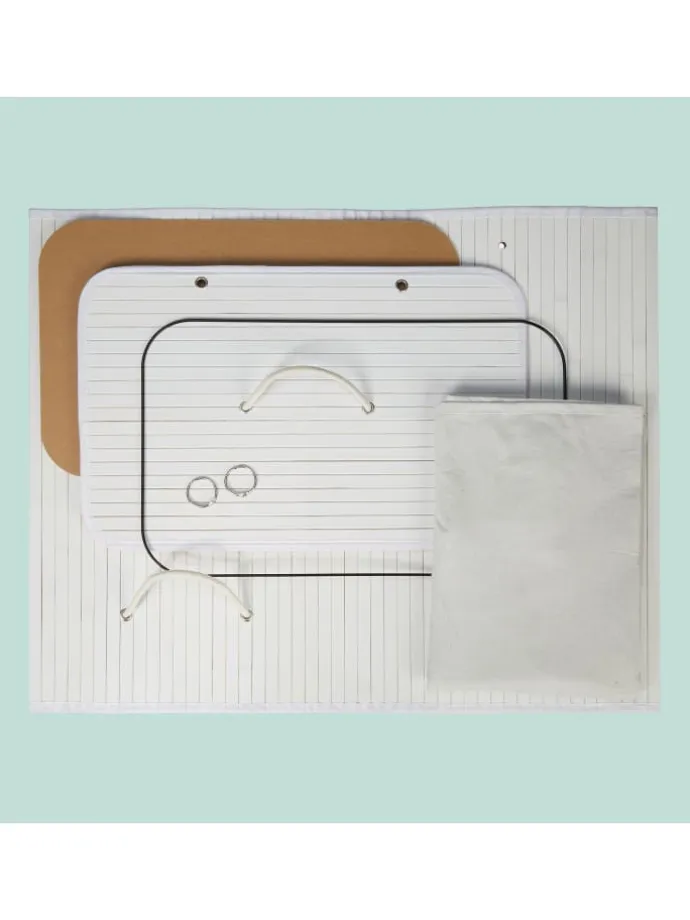 Wäschekorb in Weiß - (B)40 x (H)60 x (T)30 cm