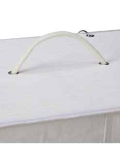 Wäschekorb in Weiß - (B)40 x (H)60 x (T)30 cm